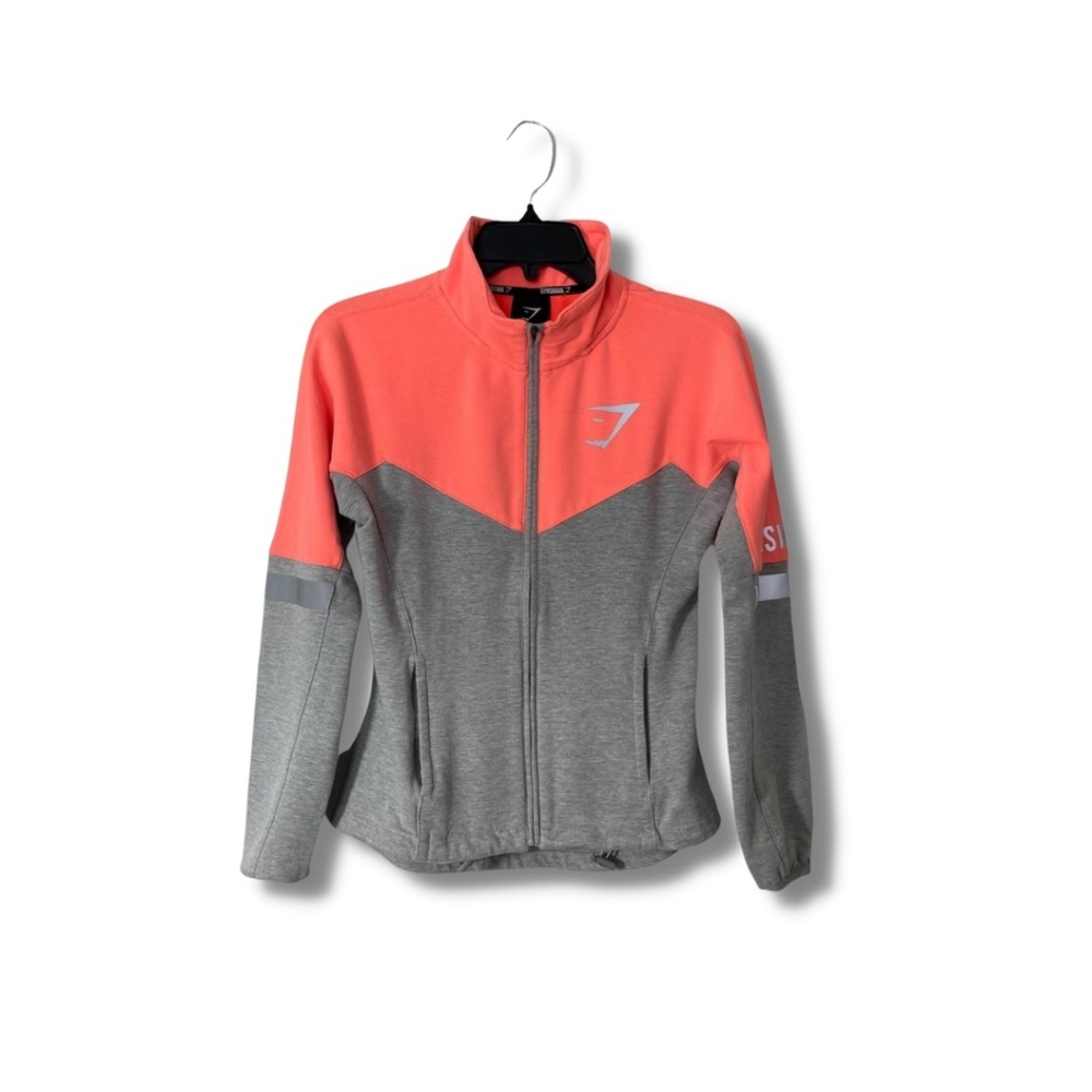 Gymshark Track Jacket Peach - Picture 4 of 6